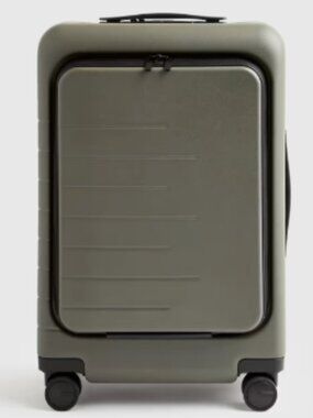 NWT-ish Quince Olive Front Pocket Carry-On Spinner Suitcase in Olive (#2)